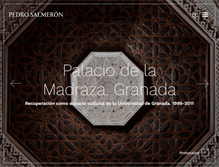 Tablet Screenshot of pedrosalmeron.com